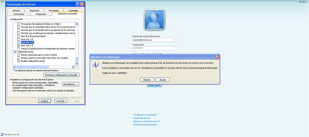 El Messenger 8.5 no quiere iniciar sesión en Windows XP - Español ...
