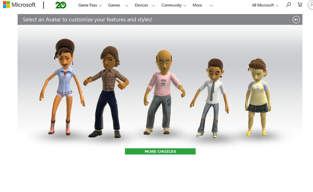 Subdividir Puñado Monumental The ORIGINAL XBOX AVATAR EDITOR WEB IS STELL WORKING!even the music works !  So if you are going to purchase a prop use this thred - Technology -  MessengerGeek