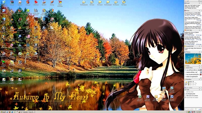 Windows XP-Early October of 2004 Desktop
