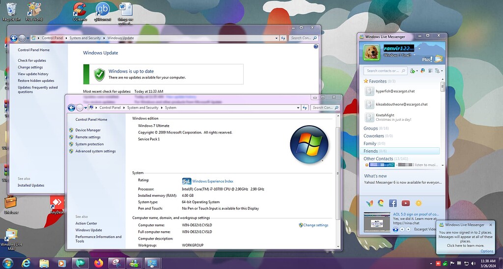 The windows 7 vm - Technology - MessengerGeek