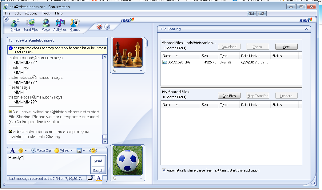 Some progress regarding games - Escargot MSN Server - MessengerGeek