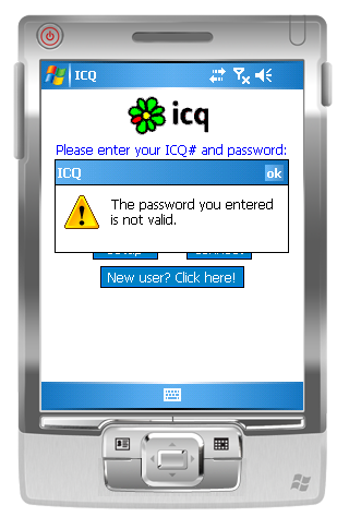 icq account without phone number