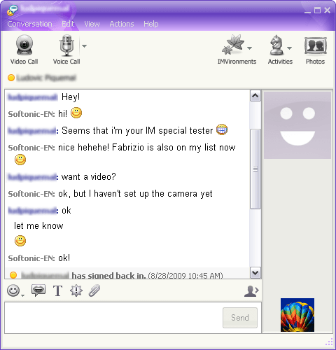 yahoo messenger png