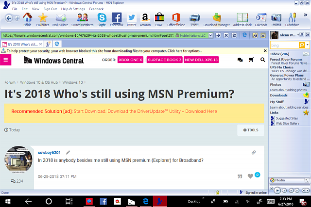 O MSN Explorer: personalização - Suporte da Microsoft