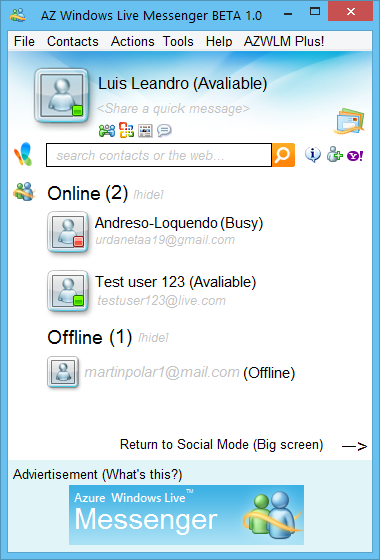 Escargot  MSN Messenger and Windows Live Messenger